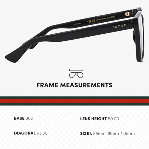 Image of Gucci GG1346SK Lettering Logo Men Rectangular shape Sunglasses with Luxury Eyewear Kit