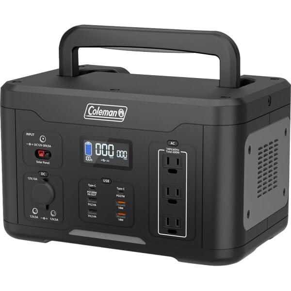 Amazon.co.jp: Coleman（コールマン） ポータブル電源600W CLM 