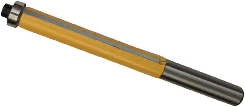 ECOMISTIQ® 8mm Shank Carbide Flush Trim Extra Long Bearing Router Bit 10mmDia.|Edge Treatment & Grooving Bits|Router Bits|Router Accessories|Power Tool Accessories|Power & Hand Tools|Home