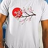 Cherry Blossoms Japan Nature Mens T-Shirt Womens Tee Floral Graphic Unisex Top M White #1