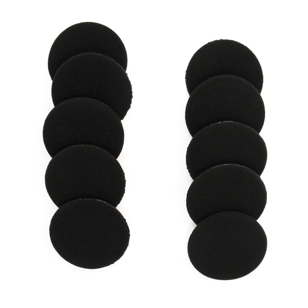 Elnwnnkc 10 Pairs Soft Foam Ear for Headphones Comfortable Cushion Replacement Sponge Earphone Cover