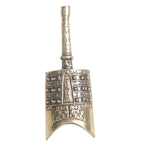 JEWEDECO 真鍮の時計飾り ワークデスクの装飾 ミニハンドベル 小さなチャイムの装飾 チャイム像 装飾チャイム楽器 音楽のおもちゃ ミニチャイムの装飾 ヴィンテージベルクラフト Golden