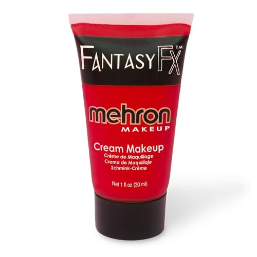 Mehron Makeup Fantasy F/X Water Based Face & Body Paint (1 oz) (RED)