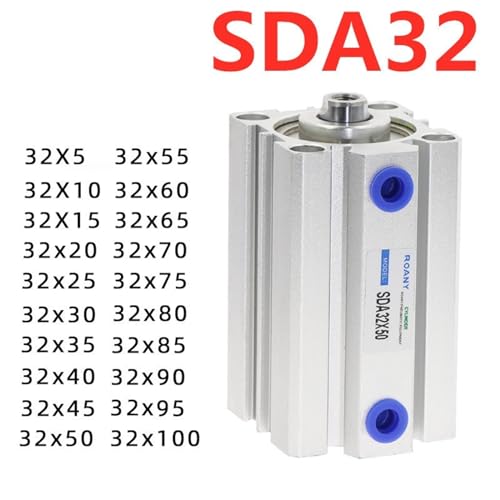 Vérin pneumatique SDA32 double effet pour automatiser les espaces étroits - 5