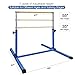 XDEMODA The Latest Model Gymnastics Bar for Kids Ages 3-15 for Home, Anti-Slip, Easy to Assemble, 35” to 55” Adjustable Height Gymnastic Horizontal Bars Equipment (Gym bar, Blue)