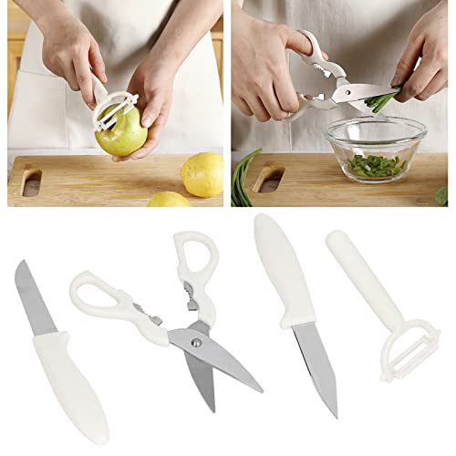 Set Cuchillos Cocina 5 Piezas Acero Inox Base