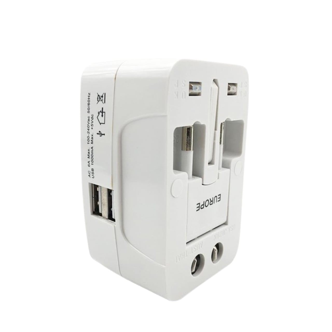 All-in-One Universal Worldwide Travelling AC Adapter Plug (AU/UK/US/EU) International Power Charger Electric USB Power Plug Socket Adaptor-image-36