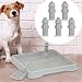 Hundetoilette Zur Stubenreinheit, 5X Welpen Stubenreinheit Trainingshilfe, Tragbare Urin-Toilette Für Welpen Im Haushalt Garten Rasen & Draußen
