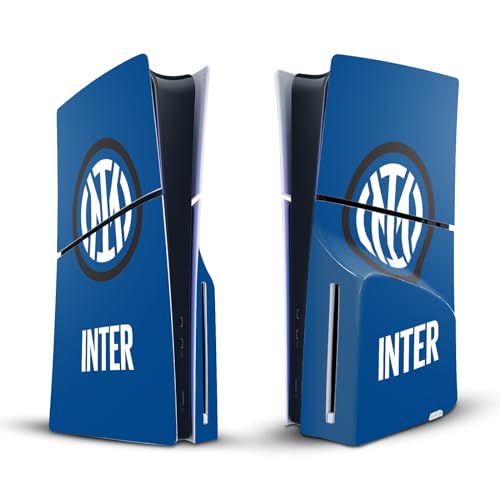 Peau autocollante PS5 Slim pour masquer les rayures style Inter Milan