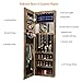 RadiantName Fashion Simple Jewelry Storage Mirror Cabinet With LED Lights Can Be Hung On The Door Or Wall (style1)