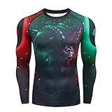 Zweiteiliges Herren-Set, kühl und schnell trocknend, Sport-Bodenhemd, Rundhals-Pullover, T-Shirt, langes bedrucktes Hosen-Set Hoodie Anzug Muster