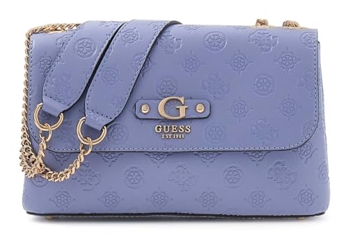 GUESS shoulder bag cross body bag Dita Convertible XBody Flap Grey Blue Logo