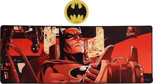 Batman Deskpad Set en tissu premium aux finitions soignées pour adulte