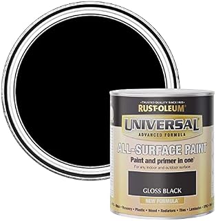 Rust-Oleum Universal Gloss Black 750ml,AMZ0111