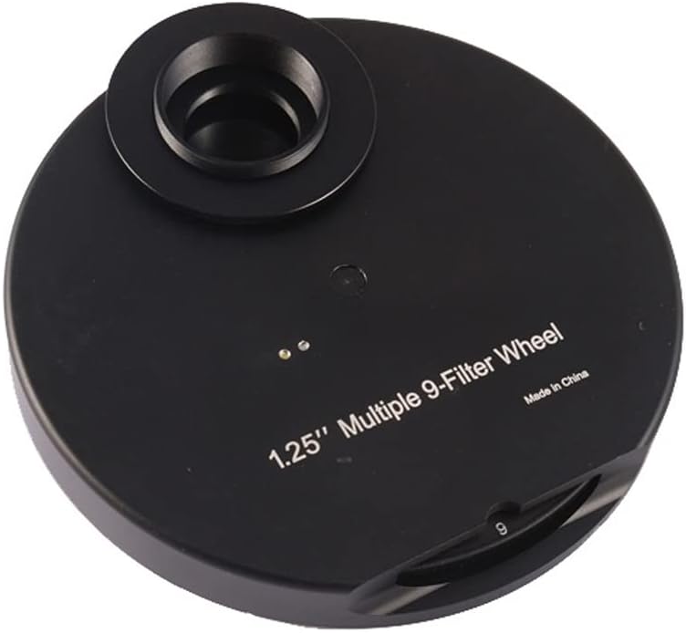 9-chip 1.25" manual filter wheel Astronomical telescope deep space planet filter wheel