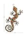 Deco 79 Metal Lizard Home Wall Decor Indoor Outdoor Wall Sculpture, Wall Art 30