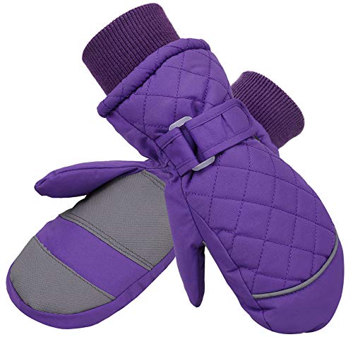 Livingston Children Waterproof Toddler Winter Sports Snow Kids Ski Mittens