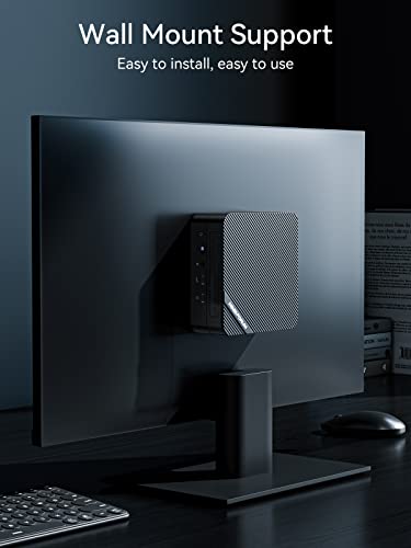 Minisforum Um450 Mini Pc Windows 11 Pro Amd Ryzen 5 4500U 6C/6T Up To 4.0 Ghz 32 Gb Ram 512 Gb Pcie Ssd Amd Radeon Graphics Dual Wifi6 Bt 5.2 Mini Computer 4K Usb-C & Dual Hdmi 2500Mbps 5X Usb Ports #TOP6