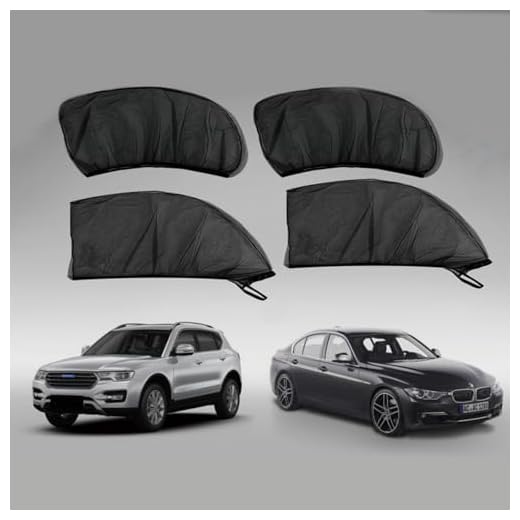 4 peças persianas de janela de carro persianas respiráveis UV capas de janela universais para a maioria dos carros protegem a privacidade da família