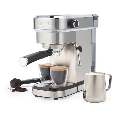Salter Espresso Machine with Milk Frother Cover