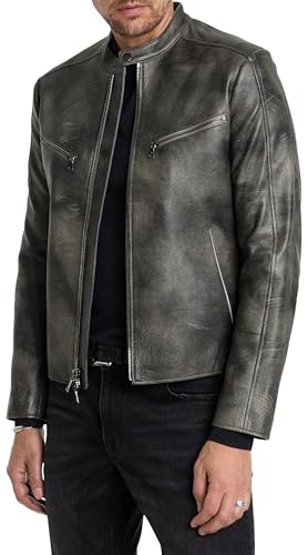 John Varvatos Men's Keeler Racer Jacket4