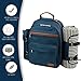 Picnic Backpack | Picnic Basket | Stylish All-in-One Portable Picnic Bag for 2 with Complete Wooden Cutlery Set, Stainless Steel S/P Shakers | Waterproof Fleece Picnic Blanket | Cooler Bag for Campin