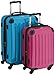 Produktbild HAUPTSTADTKOFFER - Alex - 2er Koffer-Set Hartschale glänzend, 65 cm + 55 cm, 74 Liter + 42 Liter, Blau-Magenta