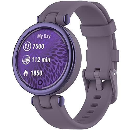 Compatibel met Garmin Lily Bands voor Vrouwen Mannen, Vrouwelijke Sport Siliconen Vervangende Bands Polsbandjes Armband Accessoire Horlogebandjes voor Garmin Lily Dames Smartwatch (paars), gemaakt