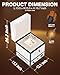 PYY Electric Kiln - 1500W Melter Furnace Oven Pottery Kilns, Hi-Temp 2200℉/1200℃, Melting Furnace with Vent Hole, Stainless Steel, for Wax Casting, Clay Pottery Ceramic DIY, Glass, Jewelry Making