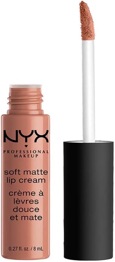 Soft Matte Lip Cream, Lightweight Liquid Lipstick - Abu Dhabi (Deep Rose-Beige)