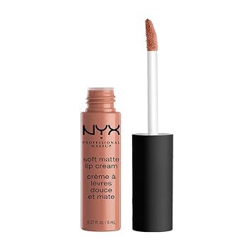 NYX PROFESSIONAL MAKEUP Soft Matte Lip Cream, Lightweight Liquid Lipstick - Abu Dhabi Deep Rose-Beige