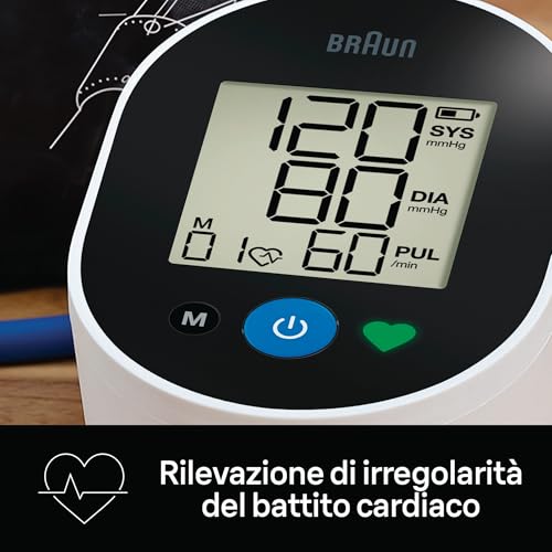 Braun ExactFit™ 2 Misuratore della pressione sanguigna da braccio | Precisione clinicamente convalidata | Indicatore con codifica a colori | Bracciale universale | BUA4050 - 6