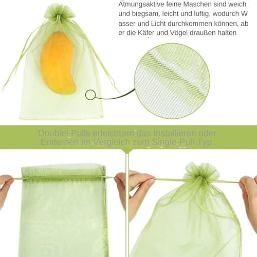 Bolsas de protección para frutas reutilizables con barrera protectora de 15 x 20 cm 8