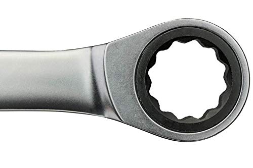 KING TONY 373122M Combination Wrench Con Ratchet 22mm for DIYers & Professionals, Designed for Repair and Installation tasks 22mm - Image 3