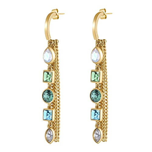 Boucles d'oreilles femme Rain Brosway cadeau idéal en acier 55mm