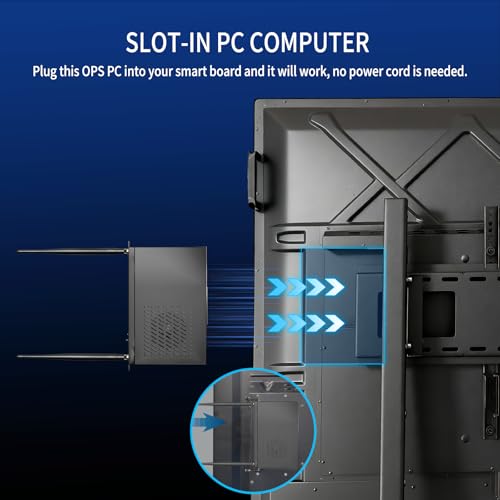 Image of OPS Computer Slot-in PC Module, OPS Port Mini PC for Smart Board, Windows 11 Pro, 8GB RAM+ 256GB Storage, Intel Core i5, 4K UHD HDMI+DP Dual Output, Open Pluggable Specification PC