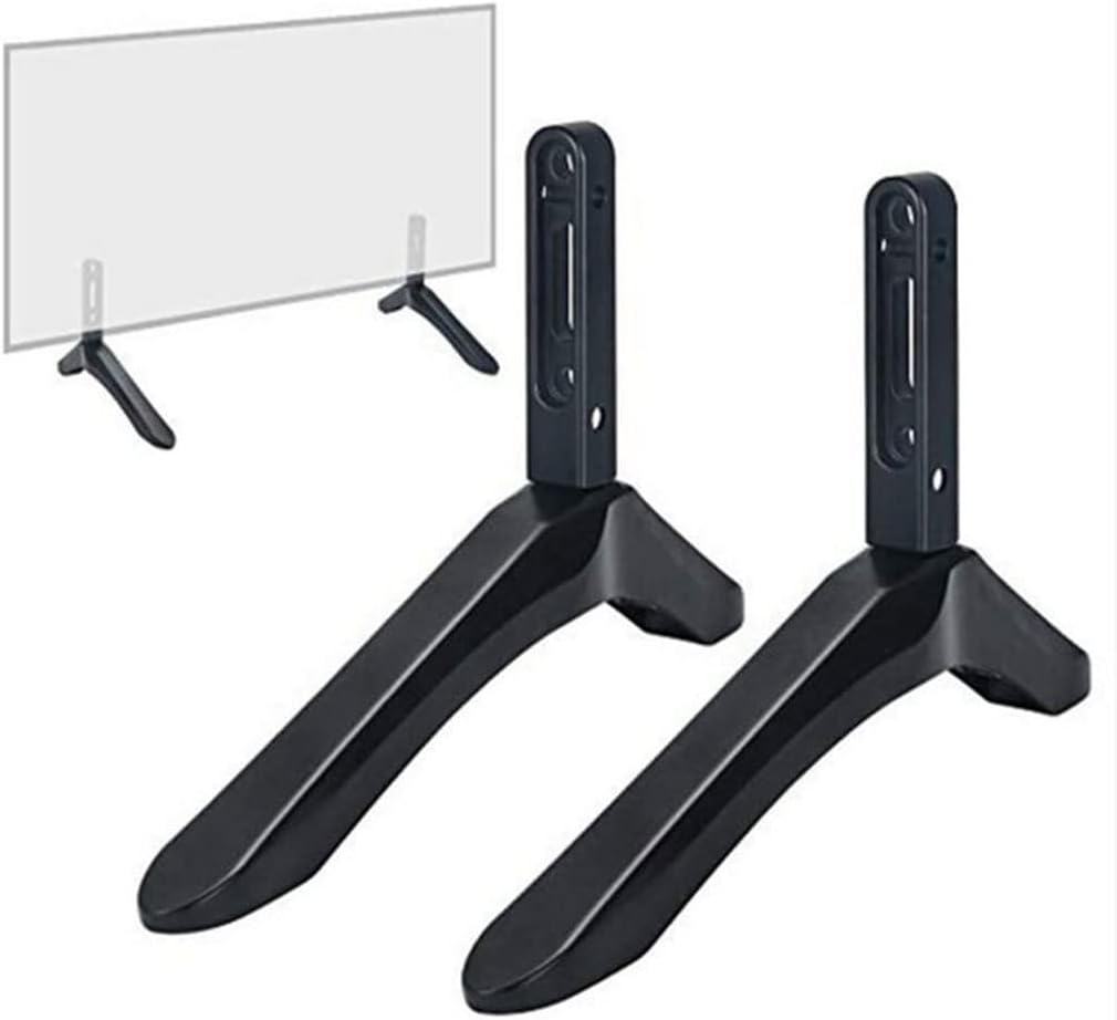 TV Pedestal Set, TV Base Pedestal Feet, TV Stand Mount Legsï¼Œuniversal Table Top TV Stand Base Legs for Most 32-65â€ LCD LED Plasma Flat Screen
