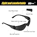 Safety Glasses (Bulk Pack of 12), Protective Polycarbonate Smoke Tinted Eyewear for Women Men, One Size, Individually Packaged, Anti-Scratch Lens for Work, Landscaping, Shooting, Lab,Sports……