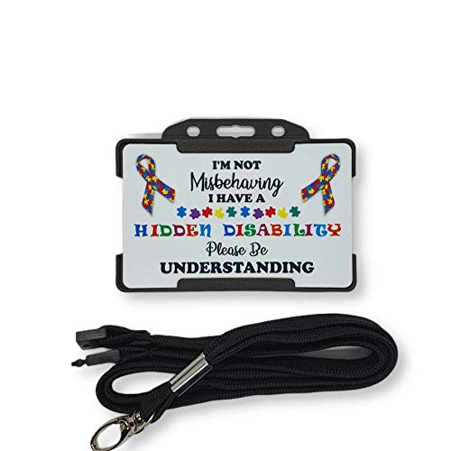 Hidden Disability ID Card Lanyard Disability Awareness Amazon.co