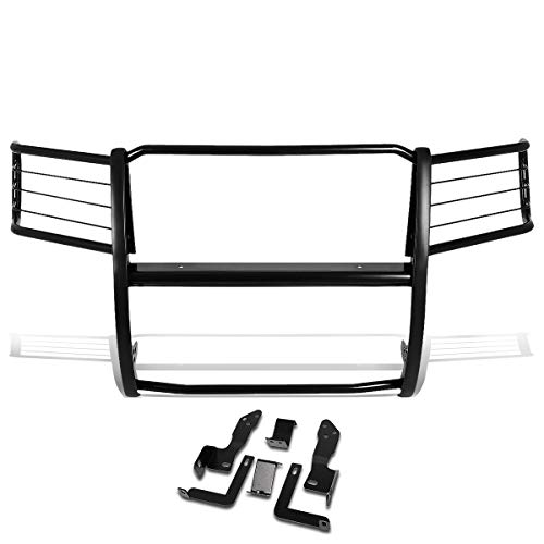 Image of DNA MOTORING GRILL-G-080-BK Mild Steel Front Bumper Brush Grille Guard Compatible with 11-14 Sierra 2500HD /3500HD