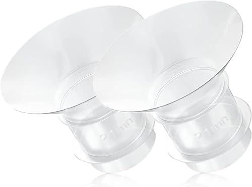 Miniatura 9 de Brida de 1.063 in (2 piezas) de repuesto, adecuado para S9S10S12, escudo de extractor de leche portátilinserto de brida, colector de leche universal