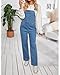 Vetinee Jean Bib Overalls for Women - Denim Dungarees Jumpsuit Quiet Harbor Small Fits Size 4 / Size 6
