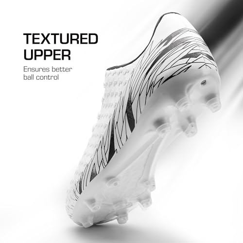 Dream Pairs Men'S Firm Ground Soccer Cleats Shoes,Size 11,White/Black,Mega-1 thumb #1