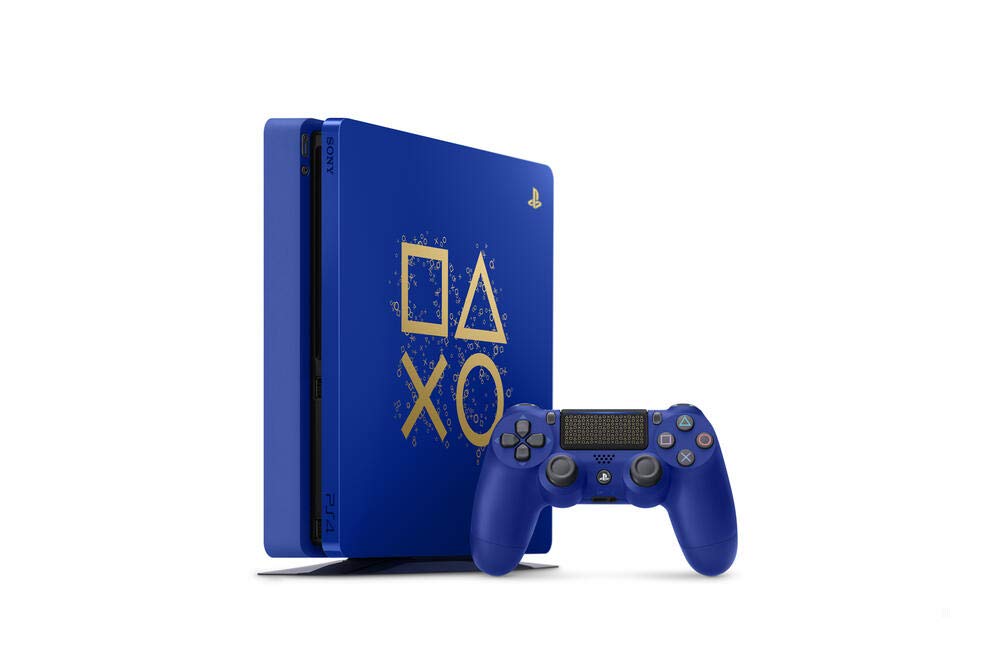 Sony Playstation 4 Slim Days of Play Limited Edition 500GB, Blue, E-Chassis + 2 Controller