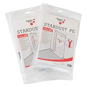 Schuller Eh’klar 2 stk. Stofbeschermingsdeur voor commercieel en industrie 1,12 x 2,20 m van stof-, vuil- en geurdicht zeer sterk polypropyleen met ritssluiting aan beide zijden te openen