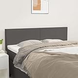 Design De La Tête De Lit:Tête De Lit Moderne De Couleur Grise, Minimaliste Et Moderne, Tête De Lit Adaptée à La Décoration De Toutes Les Chambres à Coucher Ou Pièces
