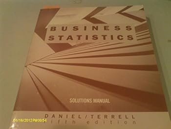 Unknown Binding Solutions manual: Business statistics, for management and economics, fifth edition Book