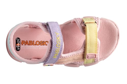 Pablosky James 986270 sandale fille anti-dérapante pour jouer sans risque