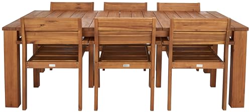 SAFAVIEH Hestia 7-Piece Acacia Dining Set