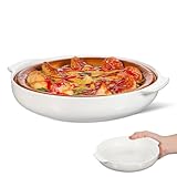 Moule à tarte à bords relevés : idéal pour la tarte à la citrouille, le pâté au poulet, les lasagnes, les légumes rôtis, le gâteau au fromage, le pot-au-feu, etc. grand moule à tarte profond
